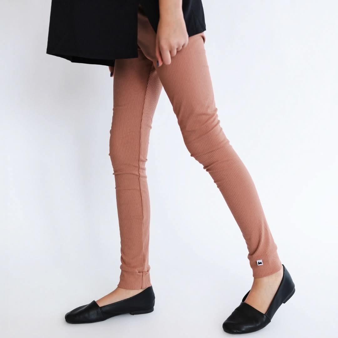 Legging en bambou pour jeunes | Feuilles de palmier
