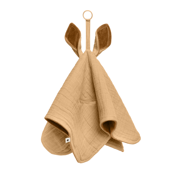 Muslin Kangaroo Lovey Cuddle Blanket