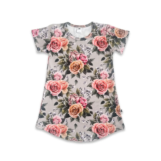 Kids’ Bamboo Winslow Dress | Terracotta Rib