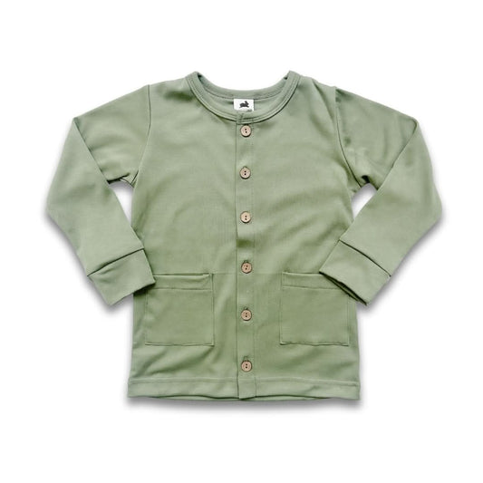 Kids' Bamboo Cardigan | Sage