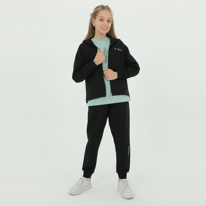 Ensemble Jogging et Sweat à Capuche Fille