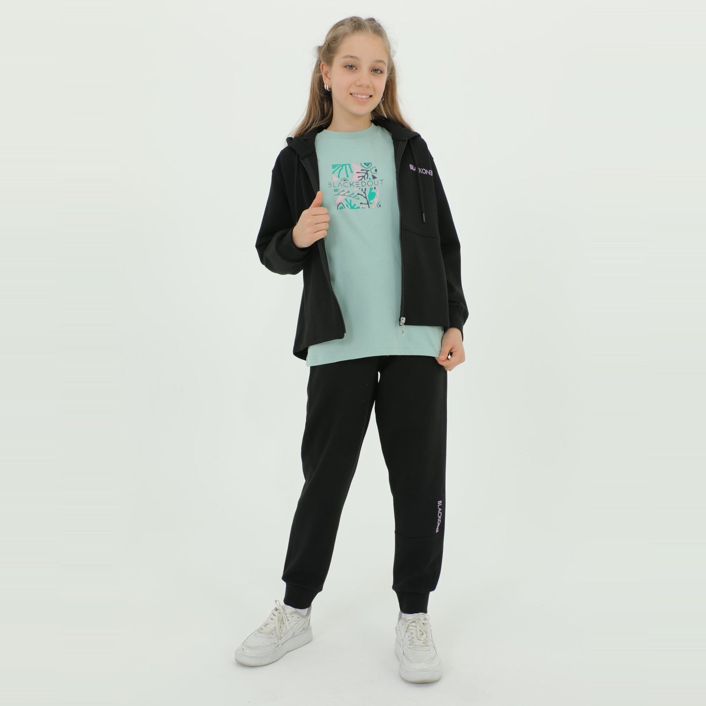 Ensemble Jogging et Sweat à Capuche Fille