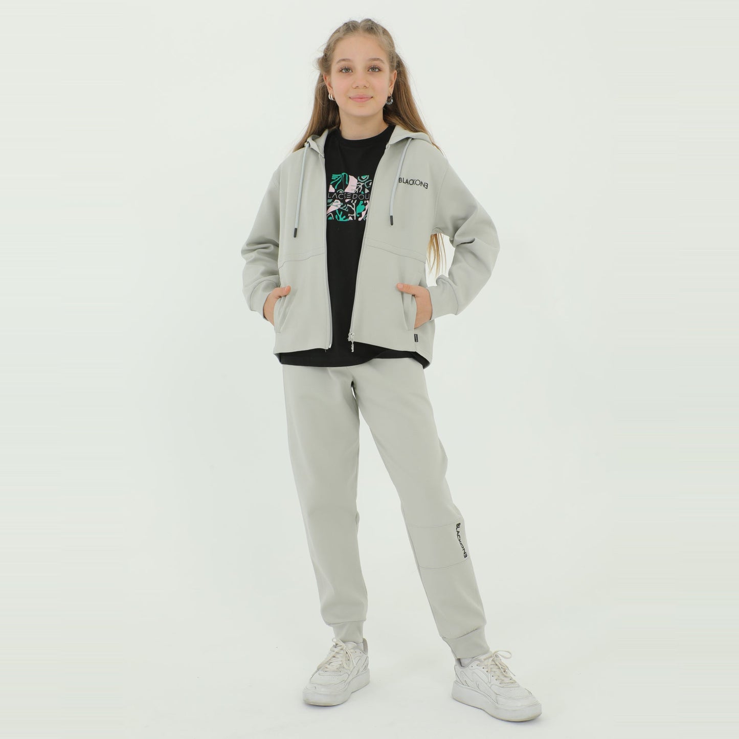 Ensemble Jogging et Sweat à Capuche Fille