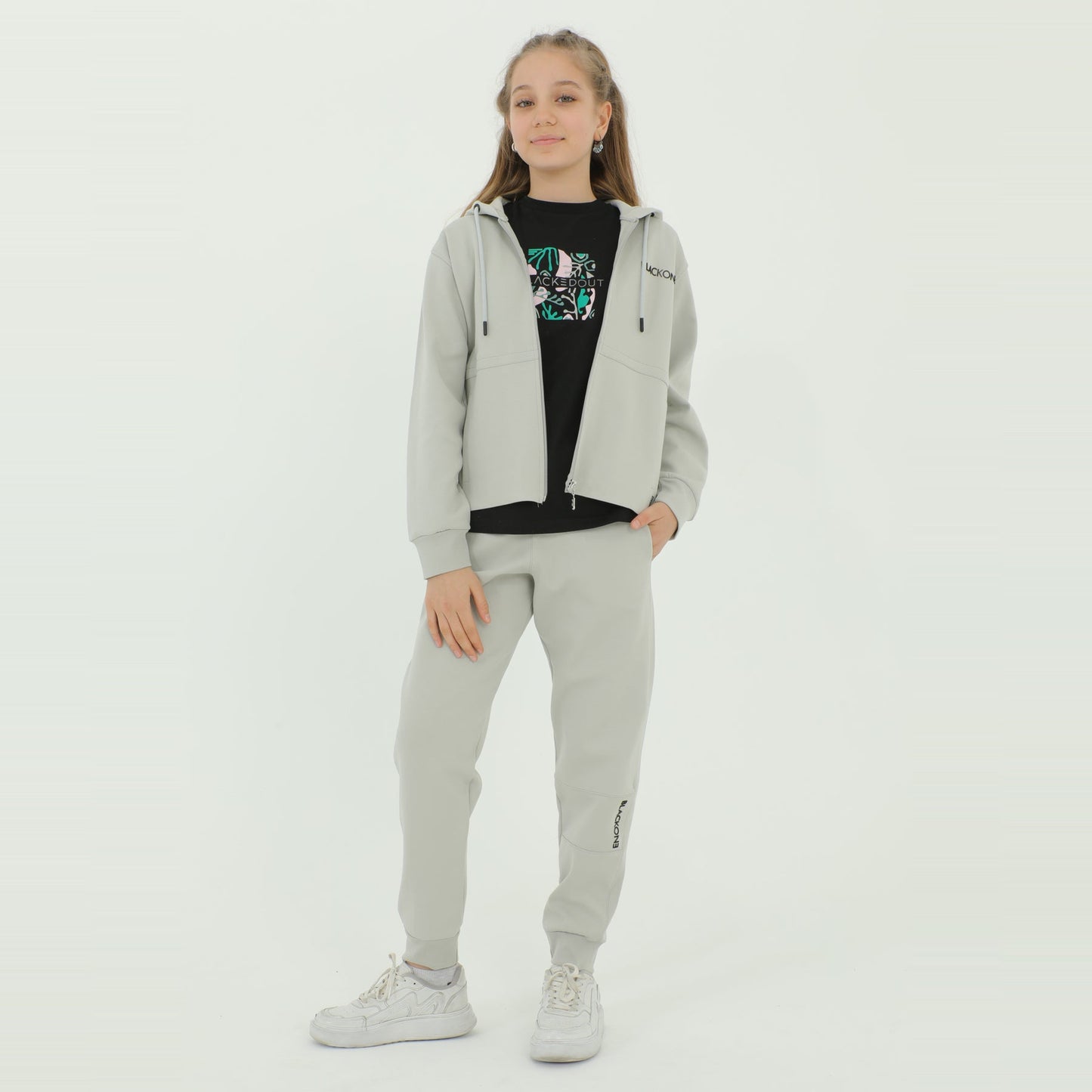 Ensemble Jogging et Sweat à Capuche Fille