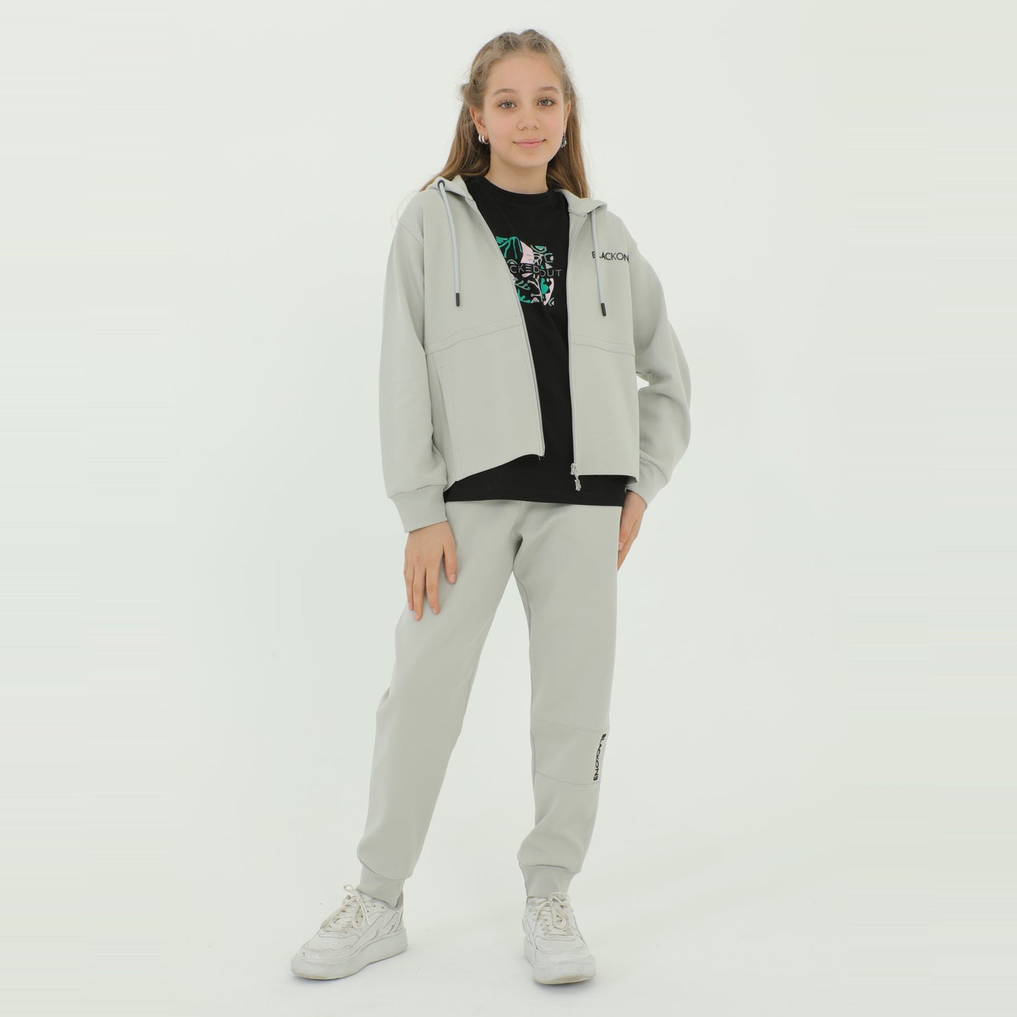Ensemble Jogging et Sweat à Capuche Fille
