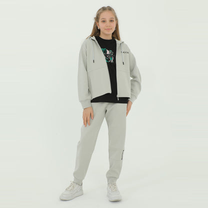 Ensemble Jogging et Sweat à Capuche Fille
