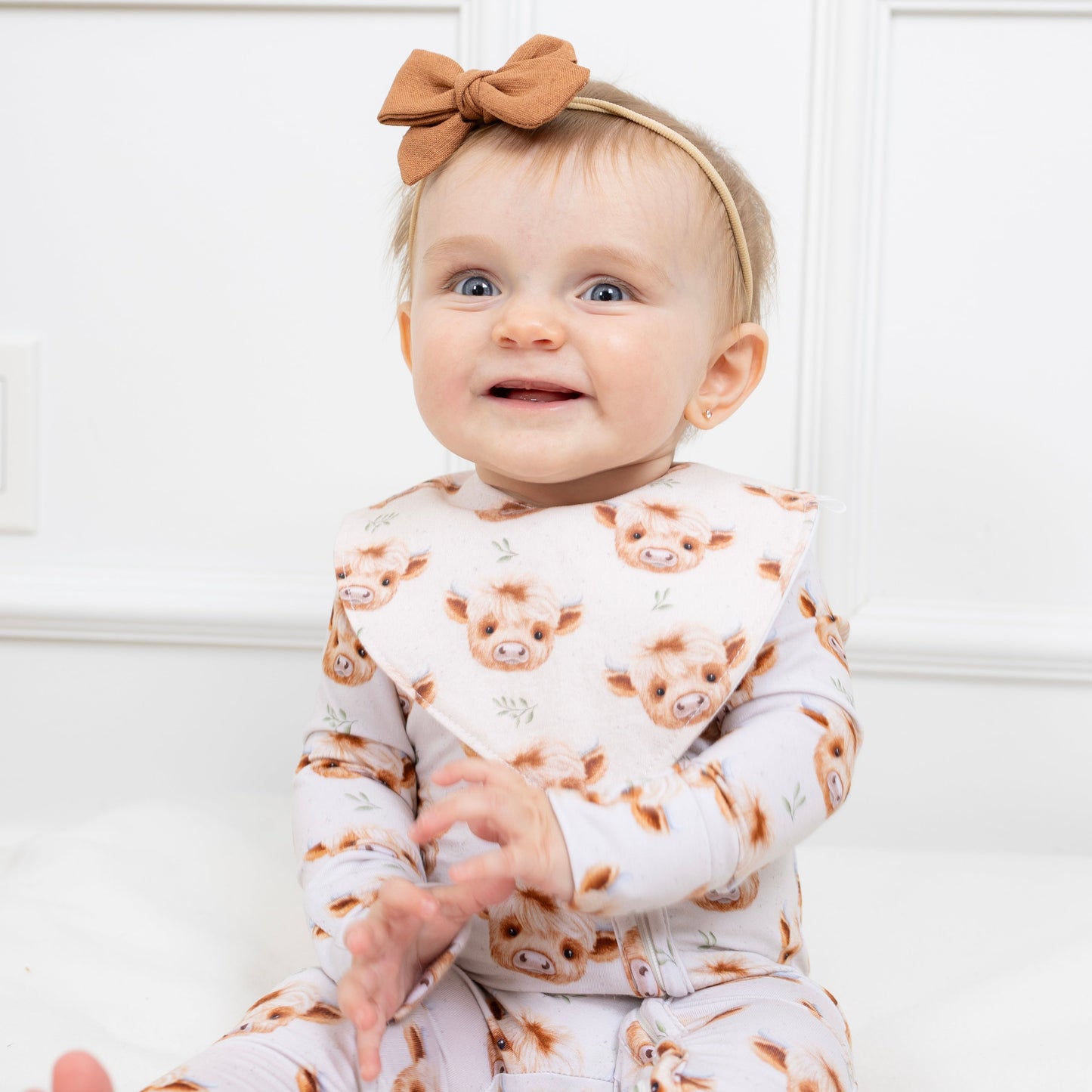 Pyjama Bambou - Bébé - Vache highland