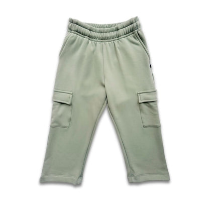 Kids' Bamboo Fleece Cargo Pants | Navy