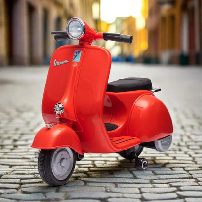 Scooter moto Vespa 12 V pour enfants
