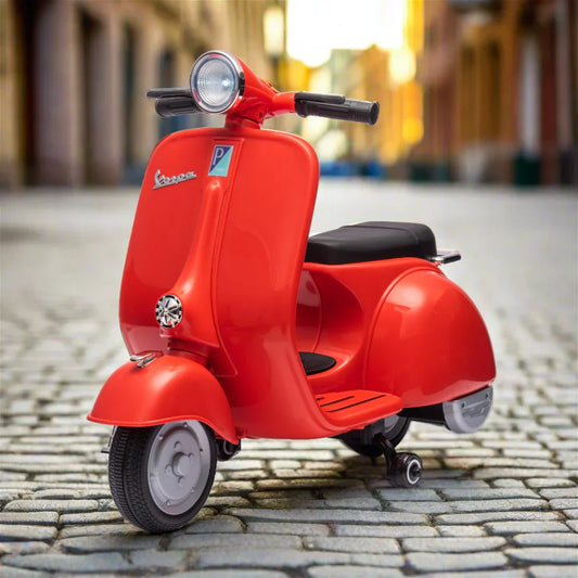 Scooter moto Vespa 12 V pour enfants