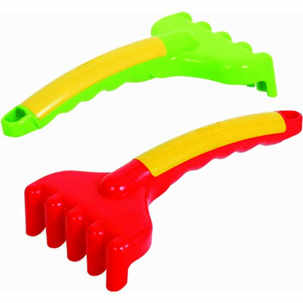 Gowi Red & Green 7.5-Inch Rake