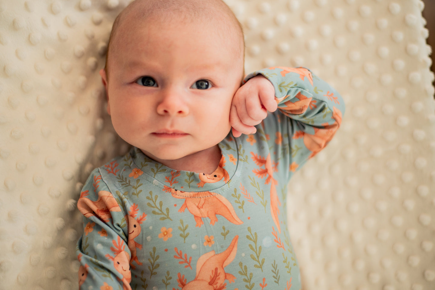 Two-Piece Bamboo Pajama - Axolove ♥️(Axolotl)