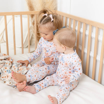 Pyjama en bambou - Bébé - Fleurs Esmée (0-3, 12-18, 18-24 mois)