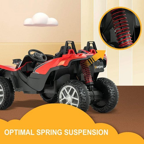 Voiture électrique 12 V pour enfants avec télécommande, style Slingshot, 2 places