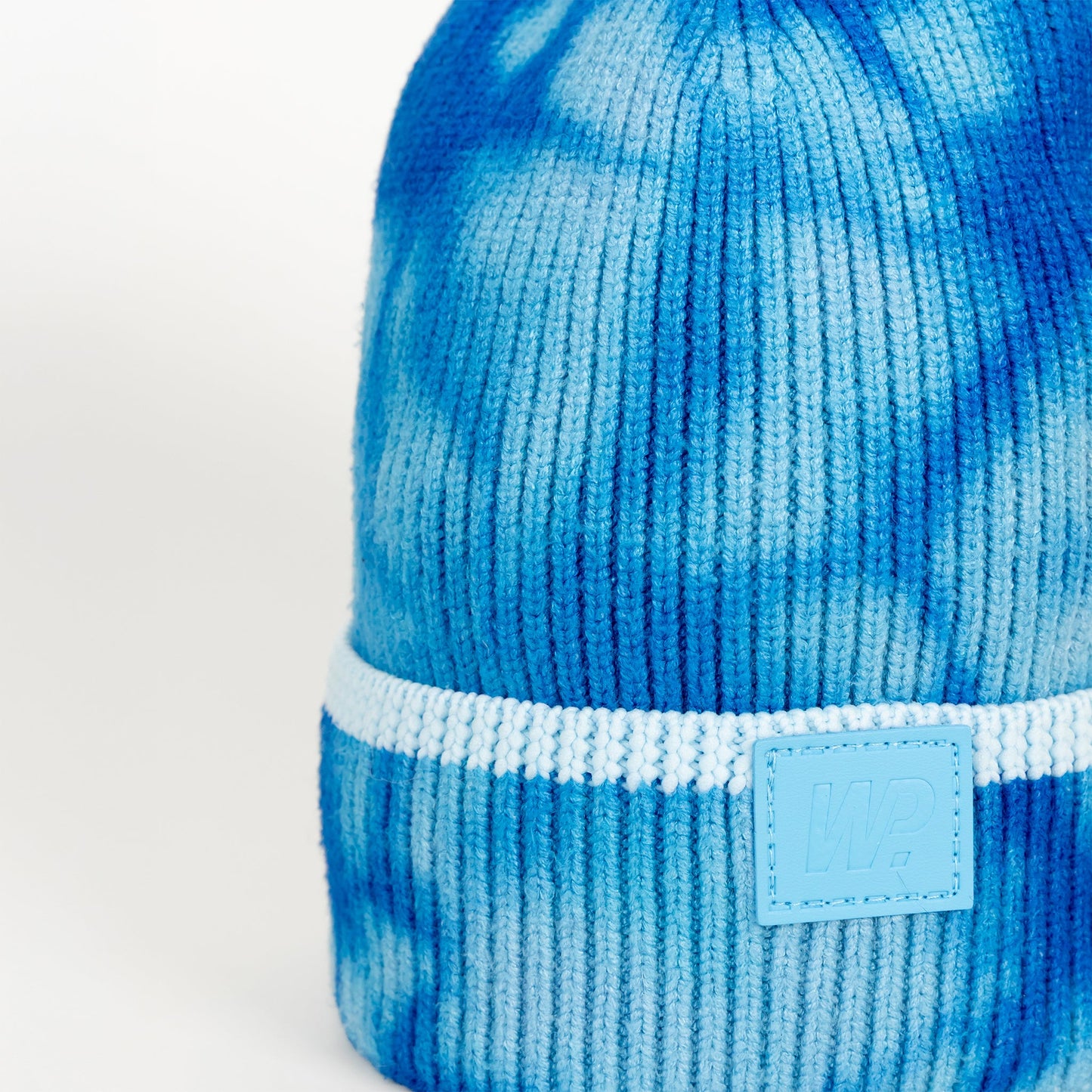 Arctic Blue Tie Dye Knit Toque