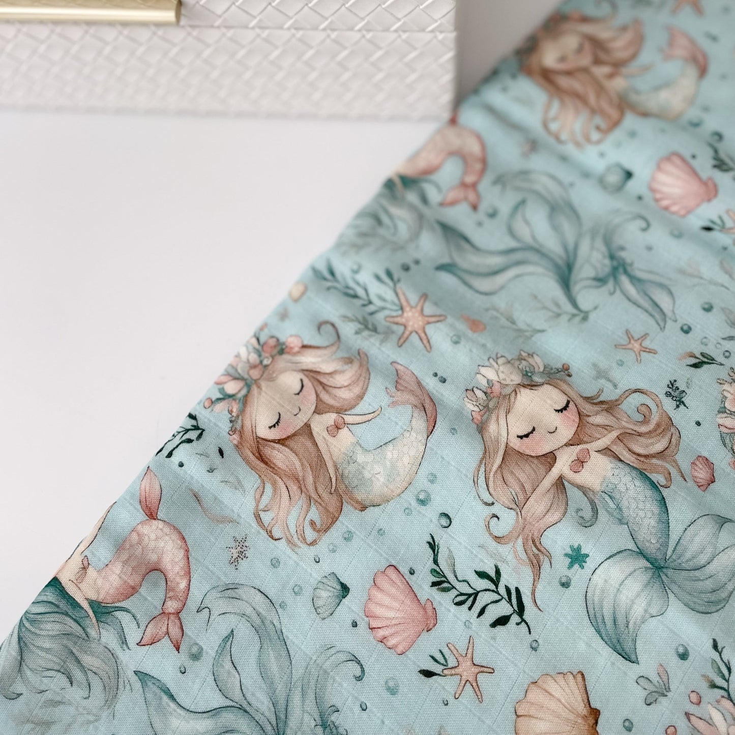 Mousseline 70% bambou  - Sirène
