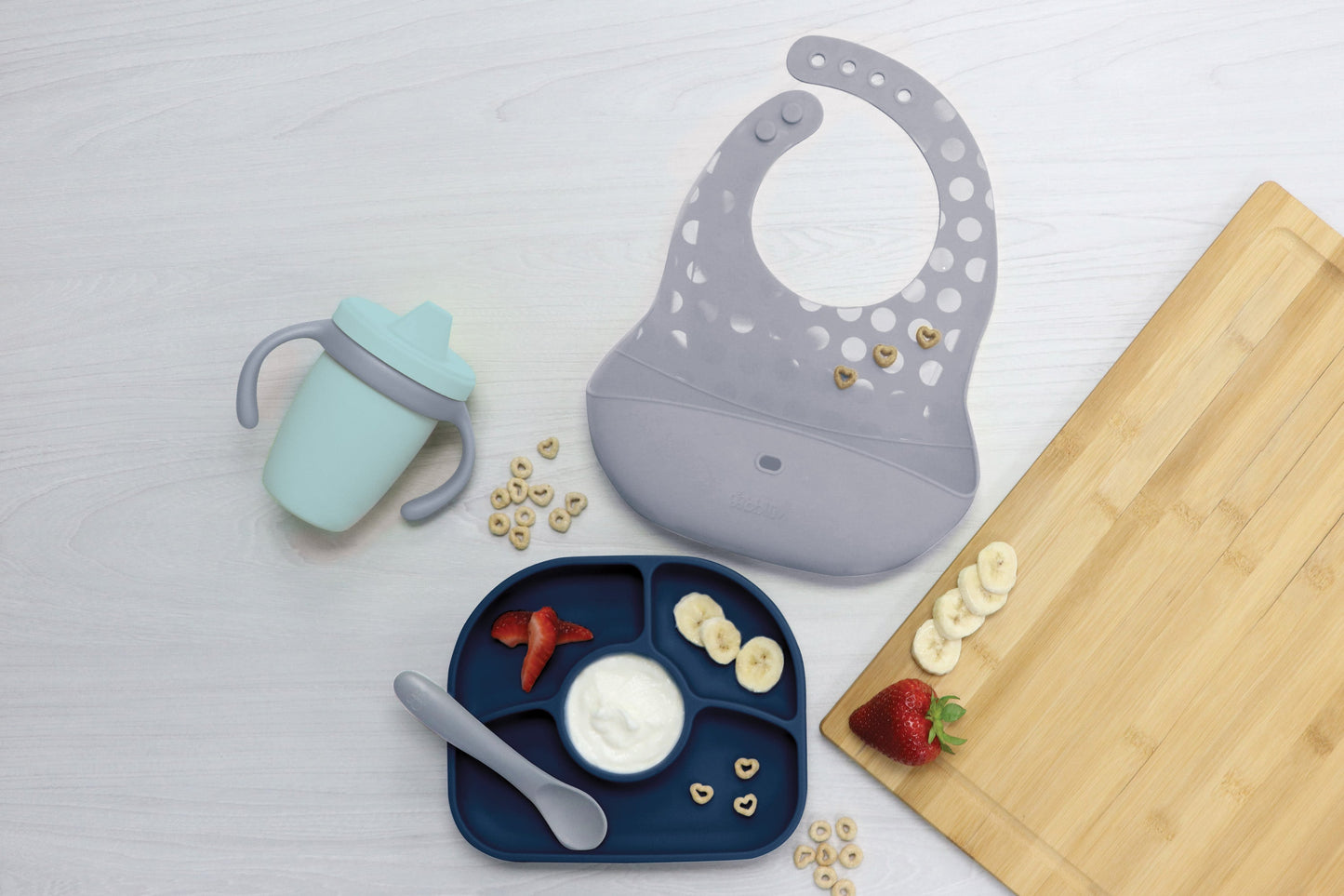 Sët: Silicone Feeding Set