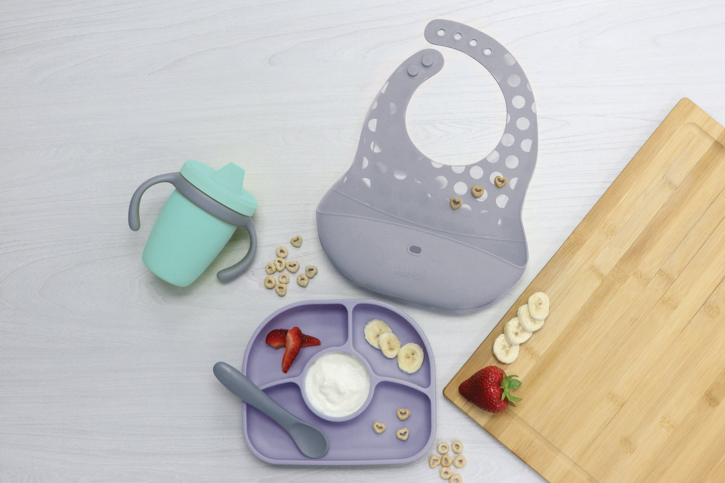 Sët: Silicone Feeding Set