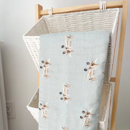 Mousseline bambou et coton - Aviateur