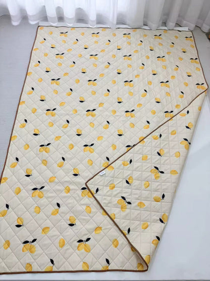 Nappe plage et jeux - Citrons