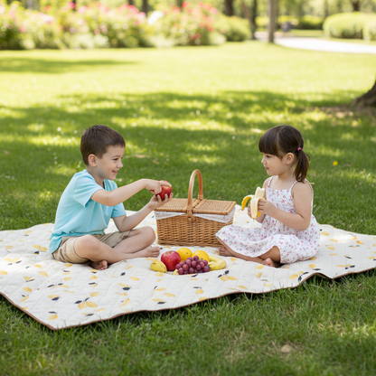 Nappe plage et jeux - Citrons