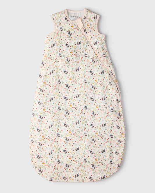 Baby Bamboo Muslin Sleep Sack 0.5 TOG - Bumble Bees