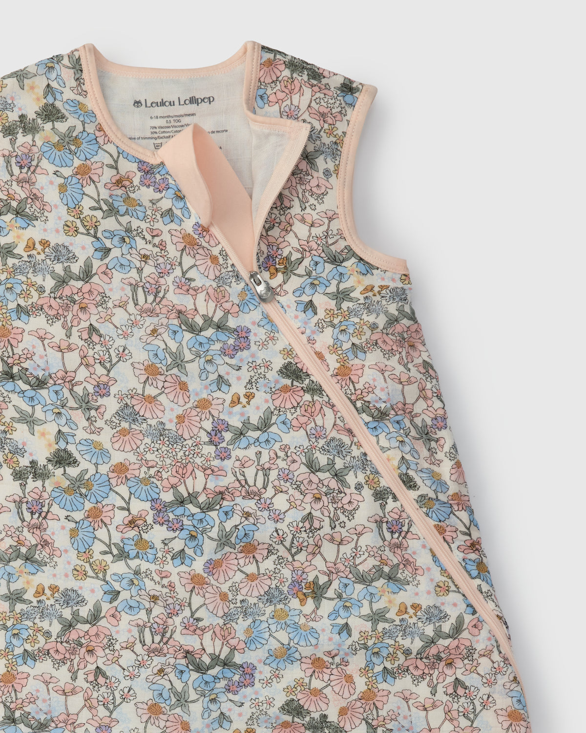 Gigoteuse bébé en mousseline de bambou 0.5 TOG - Jardin anglais