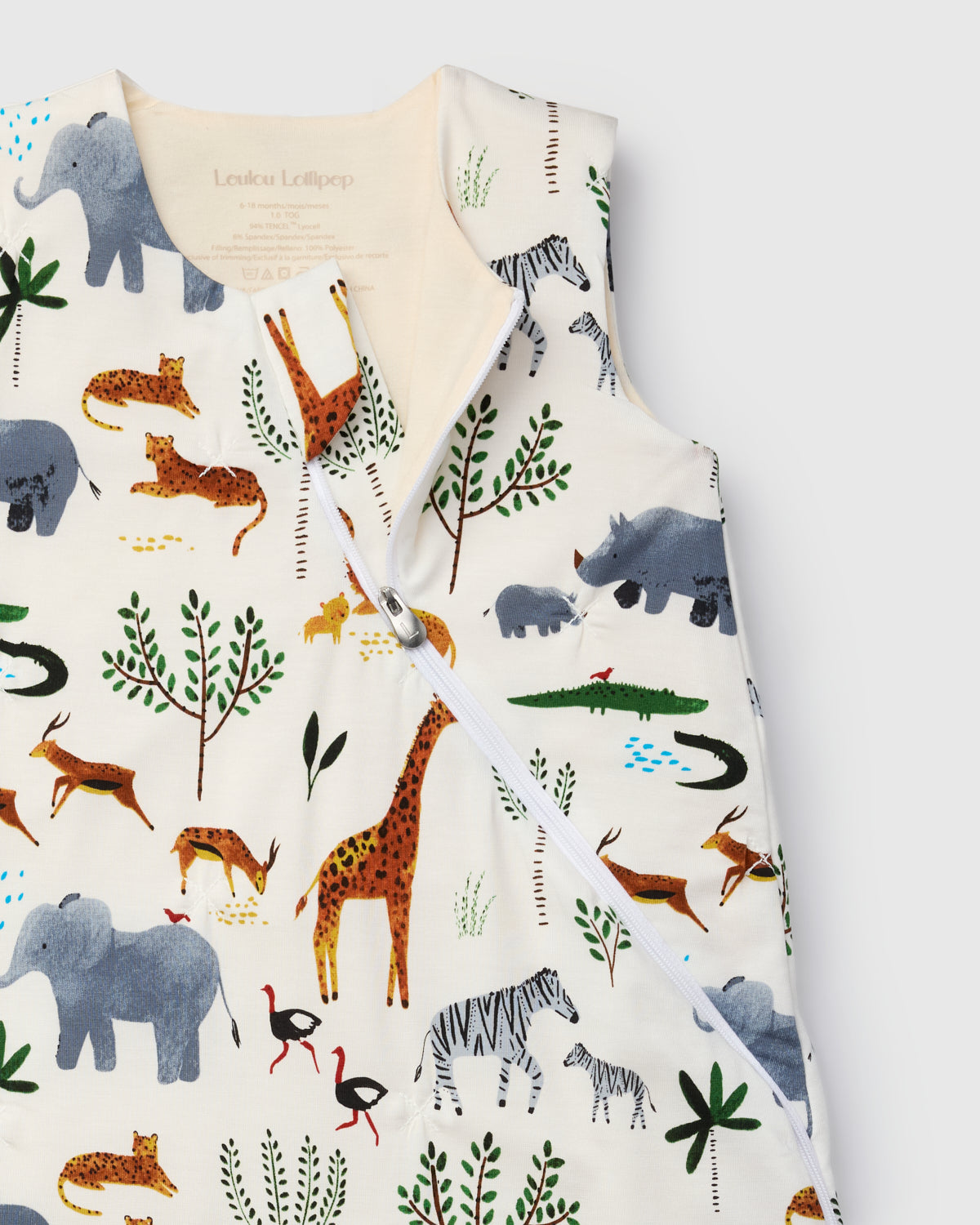 Gigoteuse bébé TENCEL™ 1.0 TOG - Safari Jungle