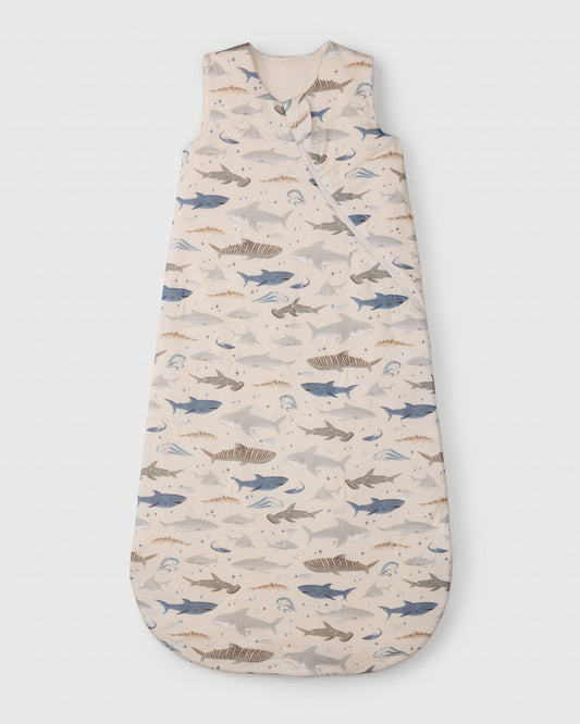 Baby Sleep Sack TENCEL™ 1.0 TOG - Smiley Sharks
