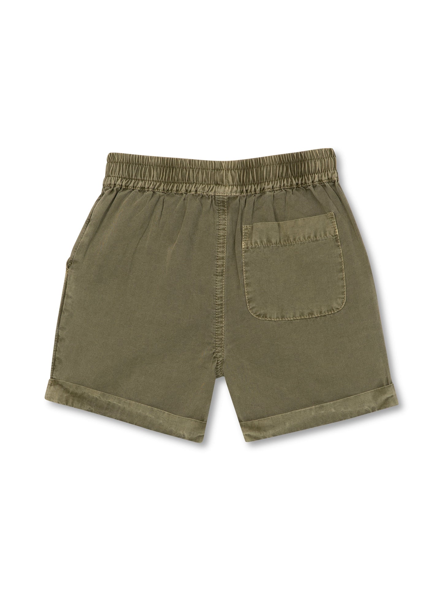 Woven Short | Olive | Rise Little Earthlings