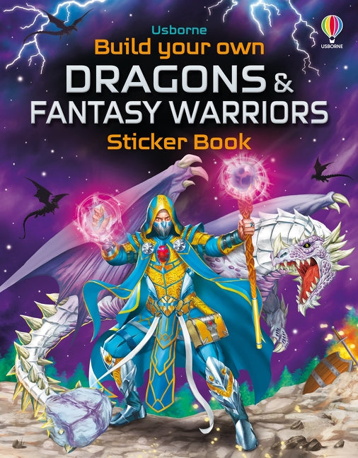 Crée ton propre livre d'autocollants Dragons et Guerriers fantastiques