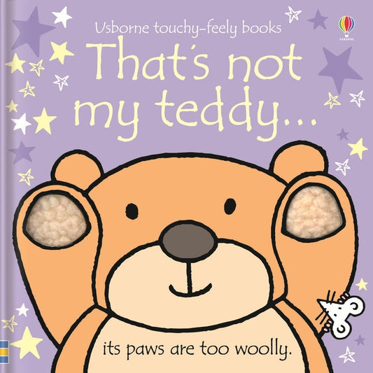 That's not my teddy... — livre tactile avec cinq oursons