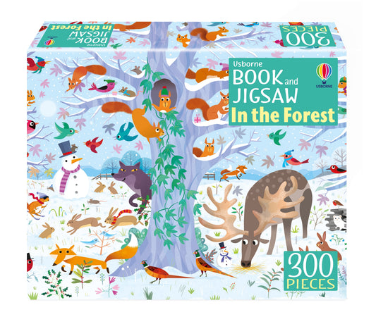 Livre et puzzle Usborne : Dans la forêt
