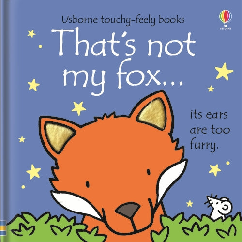 That's Not My Fox Board Book — livre tactile avec une souris à trouver
