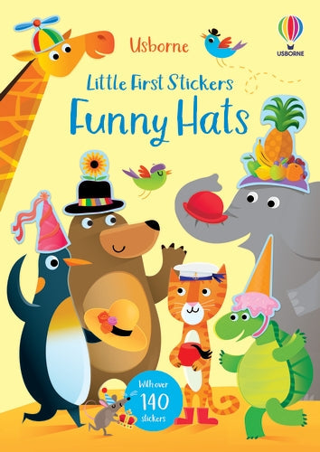 Little First Stickers: Funny Hats — Livre d'autocollants