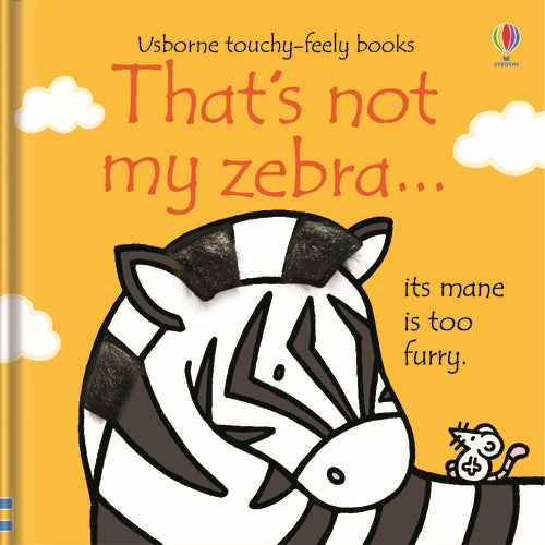 That's Not My Zebra… Board Book — livre tactile
