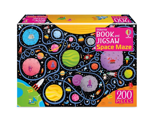 Livre et puzzle : Labyrinthe spatial