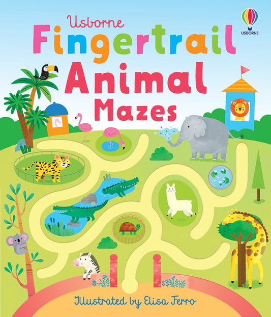 Labyrinthes d'animaux à suivre du doigt