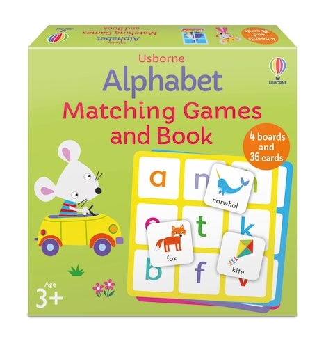 Jeux d’association de l’alphabet et livre
