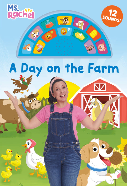 Livre sonore Une journée à la ferme avec Mme Rachel