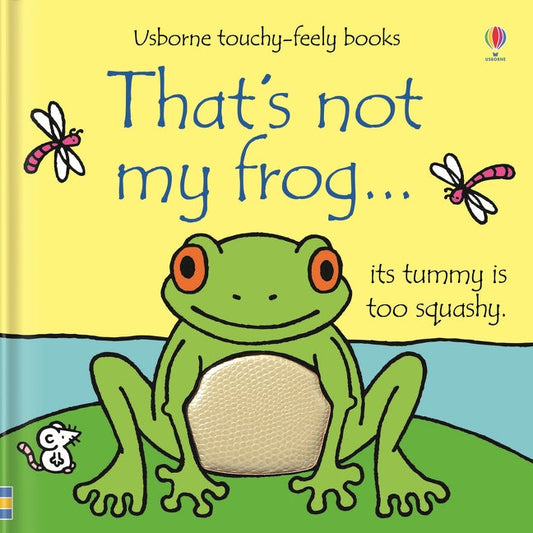 That's not my frog... — livre tactile avec cinq grenouilles