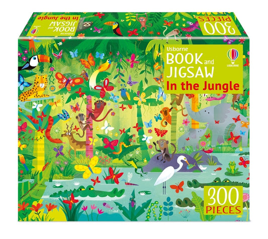 Livre et puzzle Usborne : Dans la jungle