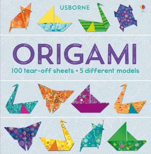 Bloc de papier origami détachable