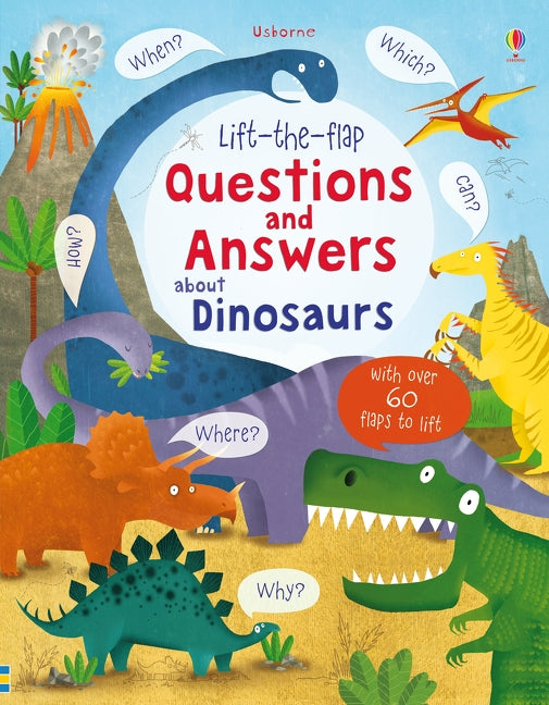 Lift-the-Flap Questions and Answers About Dinosaurs — Livre sur les dinosaures