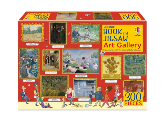 Livre et puzzle : Galerie d'art