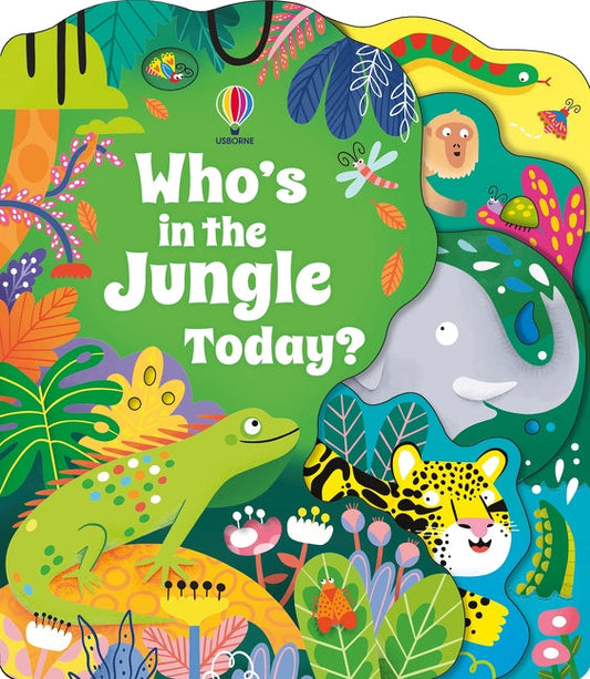 Who's in the Jungle Today? | Shaped Board Book