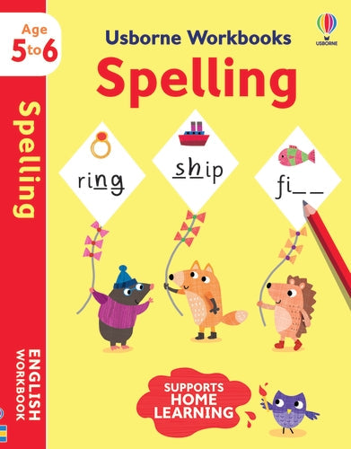 Cahier Usborne : orthographe 5–6 ans