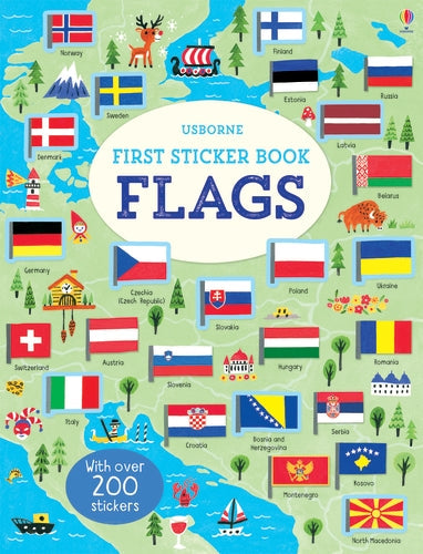 MON PREMIER LIVRE D'AUTOCOLLANTS : DRAPEAUX