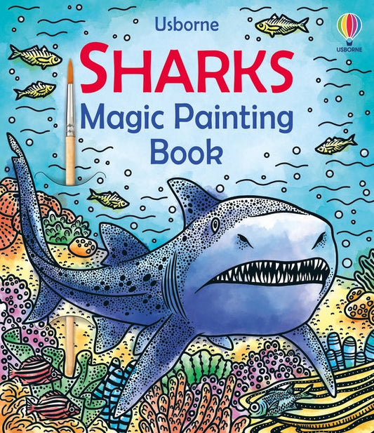 Livre de peinture magique sur les requins