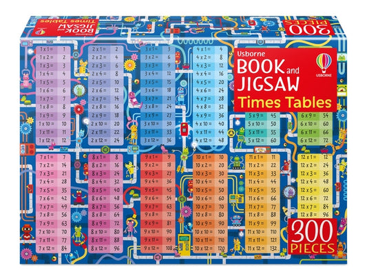 Livre et puzzle : Les tables de multiplication